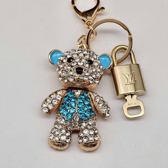 Authentic Louis Vuitton Lock & Key with unbranded Bagcharm, Keycharm, Keychain - Picture 5 of 9